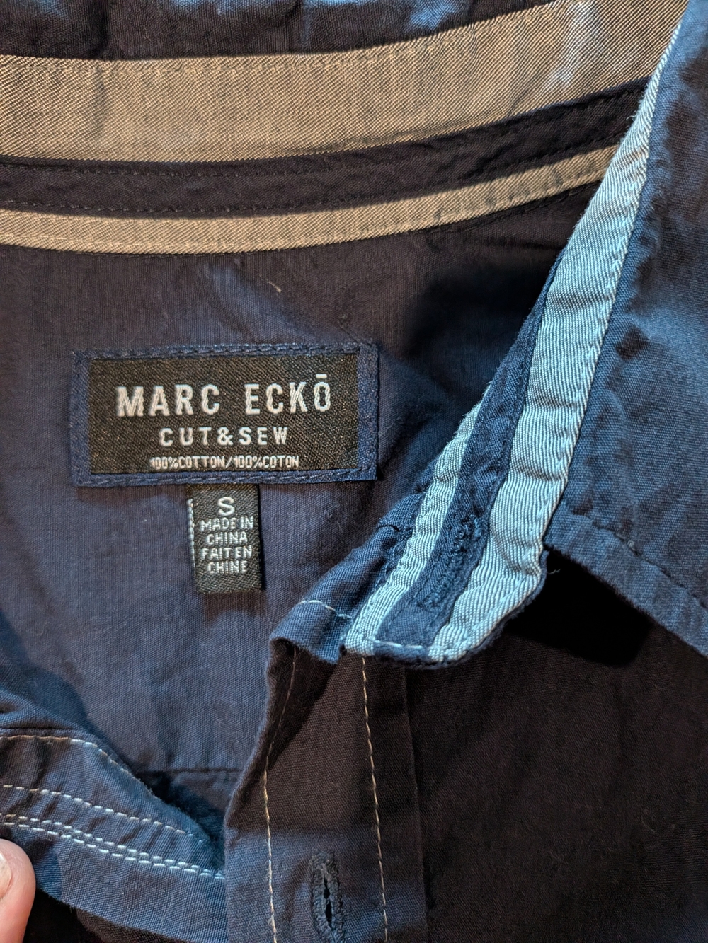 Marc Ecko Men’s Navy Cotton Shorts